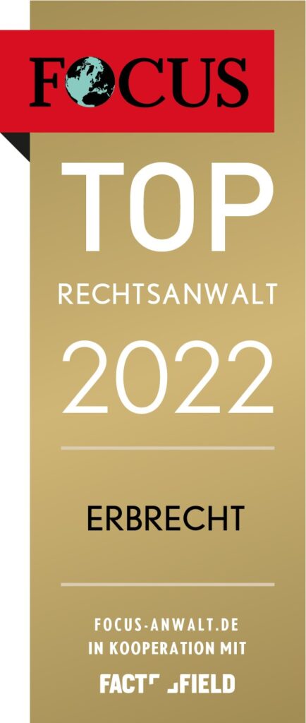 Focus-Top-Anwalt für Erbrecht Gerhard Ruby